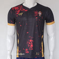 #RAJS2 Japan Football-Inspired Black Graphic Jersey